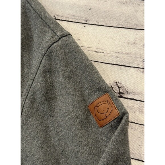 PENFIELD TRAILWEAR Pullover Sweatshirt Sz XL Gray Shawl Neck Toggle Closure - Picture 6 of 16